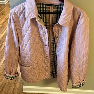 Burberry vintage pink jacket. Great condition. No stains